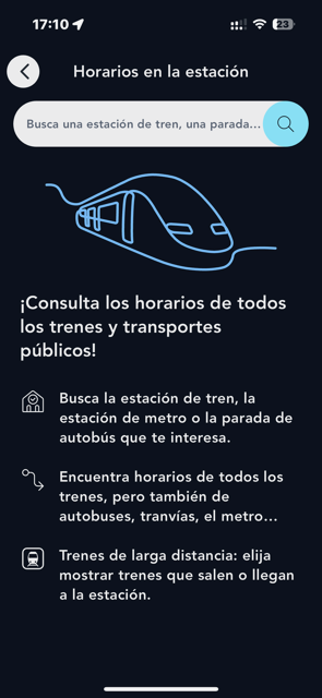 Estaciones y paradas